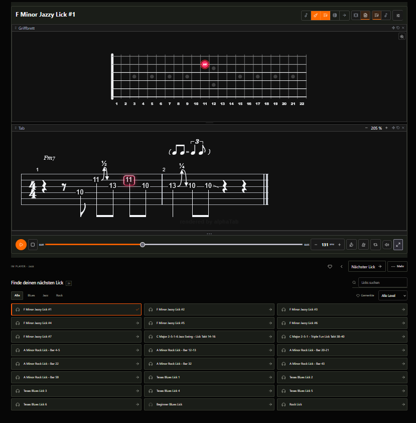 Prévia da ferramenta: Ouvir, entender e praticar licks de guitarra